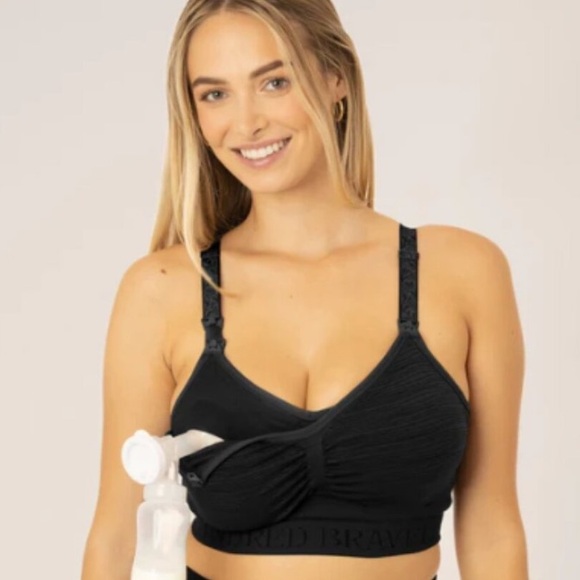 KINDRED BRAVERLY I Bra Sublime Hands-Free Pumping & Nursing Black Size Small - Picture 1 of 16